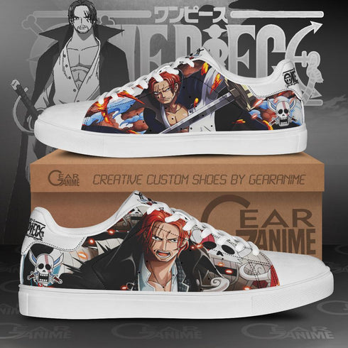 Rote Haare Shanks Skate Schuhe OP Custom Anime Schuhe